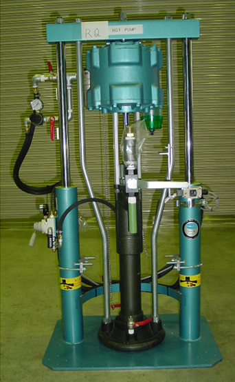 ペール缶用汲み上げ圧送ポンプ